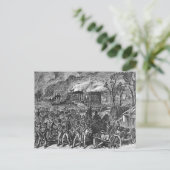 The Burning of Washington, 1814 Briefkaart (Staand voorkant)