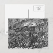 The Burning of Washington, 1814 Briefkaart (Voorkant / Achterkant)