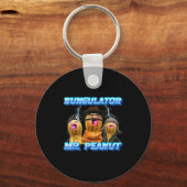 The Burnt Peanut Funny Goop Mr. Peanut Bungulator Sleutelhanger (Voorkant)