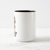 The burnt peanut tweekleurige koffiemok (Center)