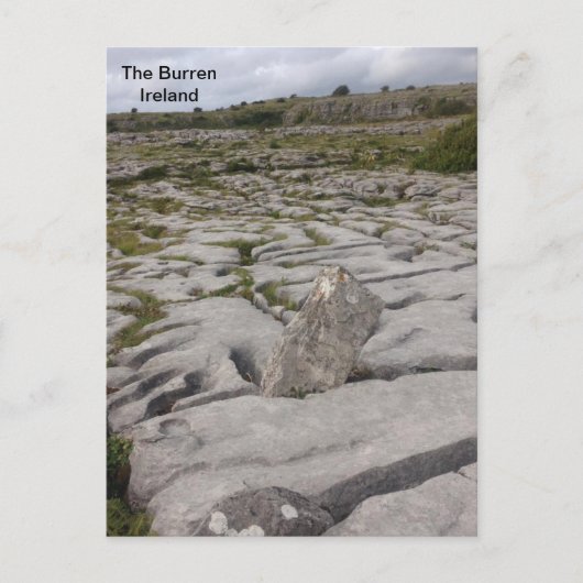 The Burren, Co. Clare, Ierland. Briefkaart (Voorkant)