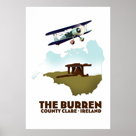 The Burren County Clare Ierland Poster (Voorkant)
