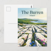 The Burren Ierland Briefkaart (Voorkant / Achterkant)