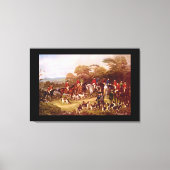 The Bury Hunt', J. Maiden_Engravings Canvas Afdruk (Voorkant)