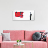 The Bus Canvas Afdruk (Insitu (Woonkamer))