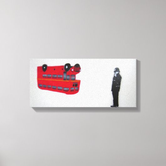 The Bus Canvas Afdruk (Voorkant)