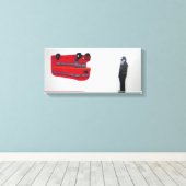 The Bus Canvas Afdruk (Insitu (Houten vloer))