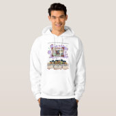 The Business of BS | Vaderdag Witte Hoodie (Voorkant volledig)