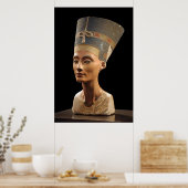 The Bust of Queen Nefertiti Poster (Keuken)