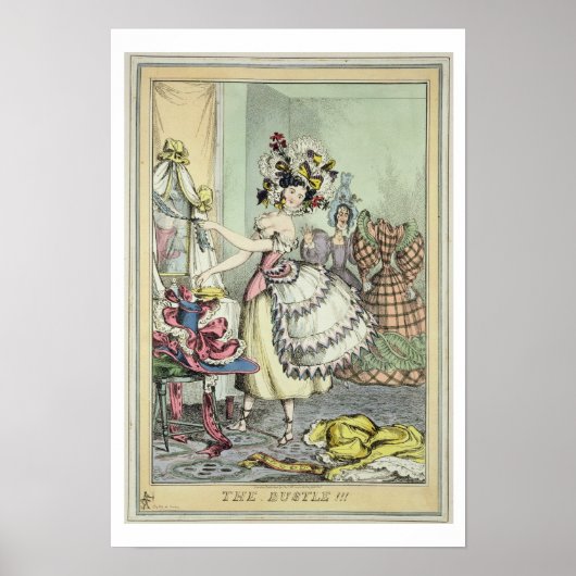 The Bustle, published by Thomas McLean, London (co Poster (Voorkant)
