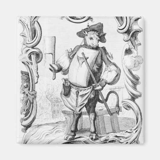 The Butcher, publiceerde 1746 Magneet (Voorkant)