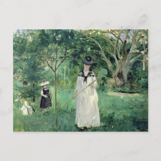 The Butterfly Hunt, 1874 Briefkaart (Voorkant)