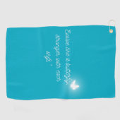 The Butterfly's Evolution Golfhanddoek (Horizontaal)