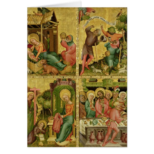 The Buxtehude Altar, rechts, 1400-10 (Voorkant)