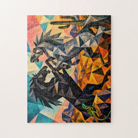 The Bystanders – De Hagedis en De Cactus Legpuzzel (Verticaal)
