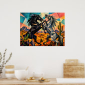 The Bystanders – De Hagedis en De Cactus Poster (Keuken)