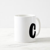 The "C" mug Koffiemok (Voorkant rechts)
