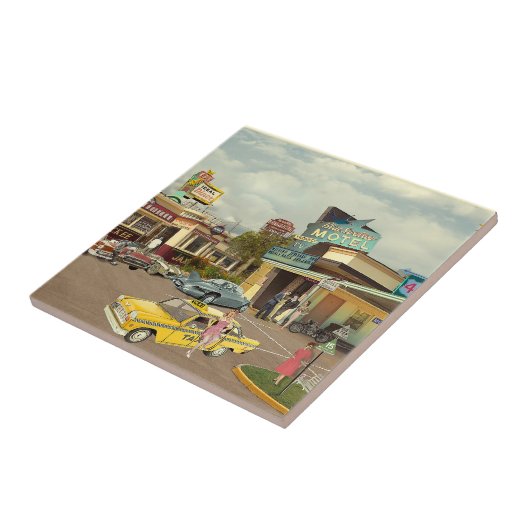 The Cab Driver Tegeltje (Zijkant)