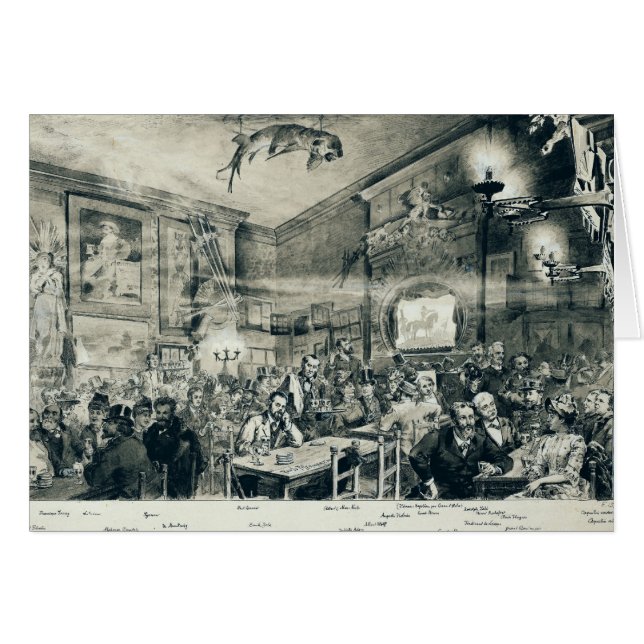 The Cabaret du Chat Noir, 1886 (Voorkant Horizontaal)
