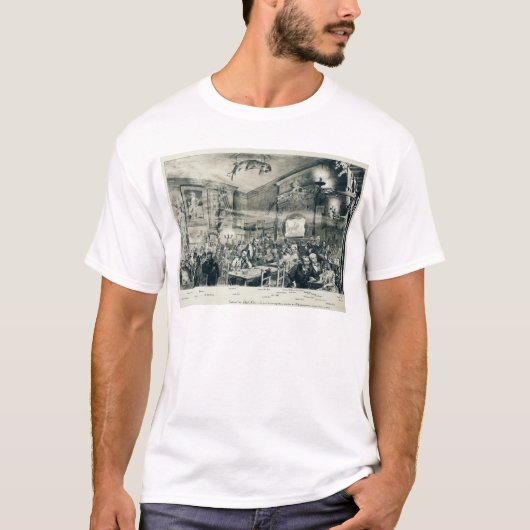 The Cabaret du Chat Noir, 1886 T-shirt (Voorkant)