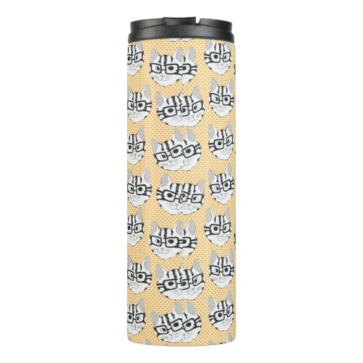 The Cadstudios Beige Thermosbeker (Achterkant)