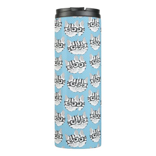 The Cadstudios Blue Thermosbeker (Achterkant)