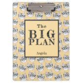 The Cadstudios The Big Plan Beige Klembord (Voorkant)