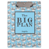 The Cadstudios The Big Plan Blue Klembord (Voorkant)