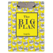 The Cadstudios The Big Plan Yellow Klembord (Voorkant)