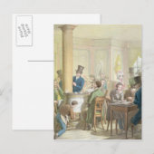 The Cafe de Commerce, uit Tableau de Paris Briefkaart (Voorkant / Achterkant)