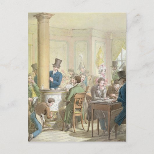 The Cafe de Commerce, uit Tableau de Paris Briefkaart (Voorkant)