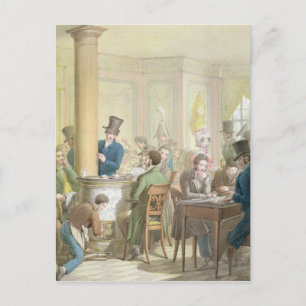 The Cafe de Commerce, uit Tableau de Paris Briefkaart