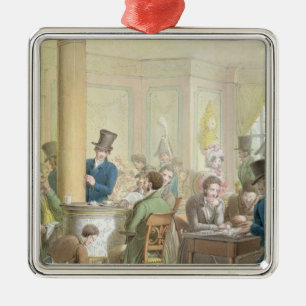 The Cafe de Commerce, uit "Tableau de Paris" Metalen Ornament