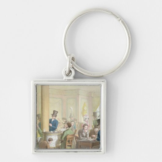 The Cafe de Commerce, uit "Tableau de Paris" Sleutelhanger (Voorkant)