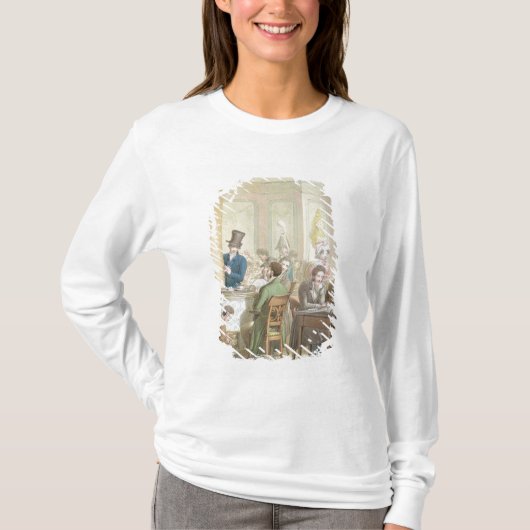 The Cafe de Commerce, uit "Tableau de Paris" T-shirt (Voorkant)