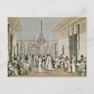 The Cafe Frascati in 1807 Briefkaart