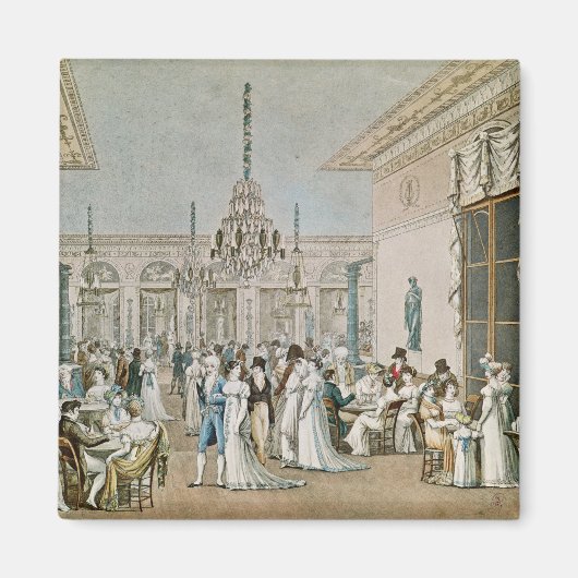 The Cafe Frascati in 1807 Magneet (Voorkant)