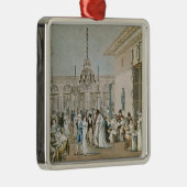 The Cafe Frascati in 1807 Metalen Ornament (Rechts)