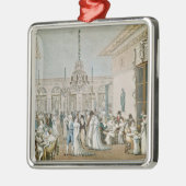 The Cafe Frascati in 1807 Metalen Ornament (Links)