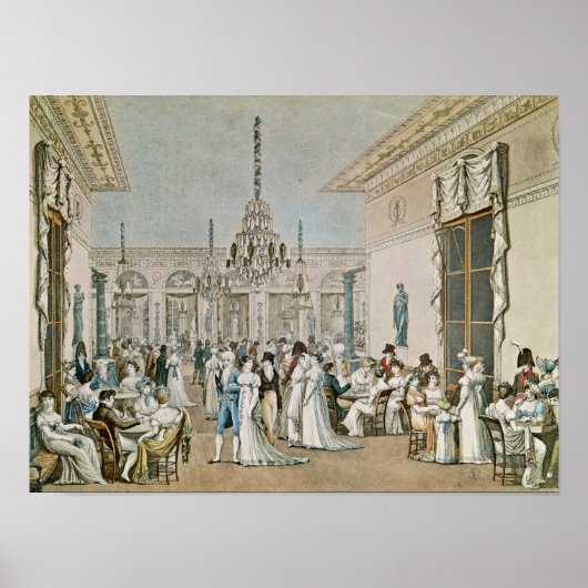 The Cafe Frascati in 1807 Poster (Voorkant)