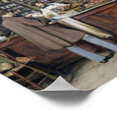 The Cafe in Rome, 1856 Poster (Hoek)