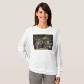 The Cafe in Rome, 1856 T-shirt (Voorkant volledig)