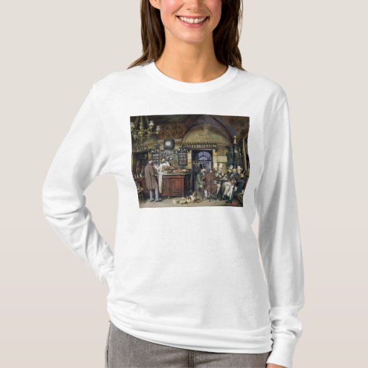 The Cafe in Rome, 1856 T-shirt (Voorkant)