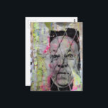 the caged man junk journal Mixed Media Collage Briefkaart<br><div class="desc">A mixed media collage made and photographed by Angelandspot in the year 2026 with vintage images</div>