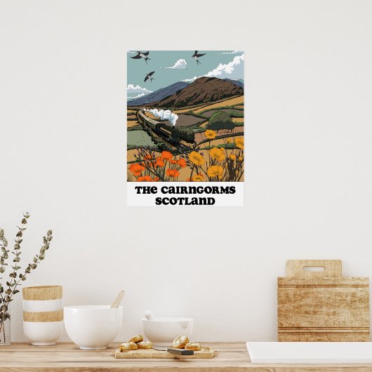 The Cairngorms Scotland  Poster (Keuken)