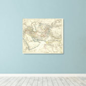 The Caliph's Empire at its biggest - East Canvas Afdruk (Insitu (Houten vloer))