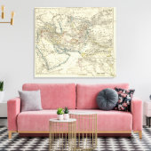 The Caliph's Empire at its biggest - East Canvas Afdruk (Insitu (Woonkamer))