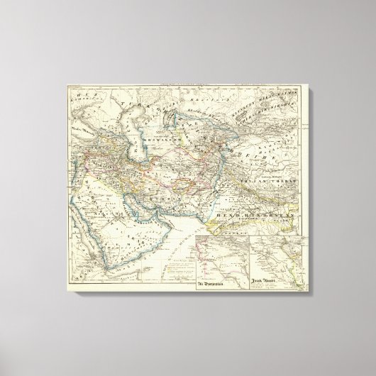 The Caliph's Empire at its biggest - East Canvas Afdruk (Voorkant)