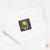 The Call of the Arcane Path Vierkante Sticker (Envelop)