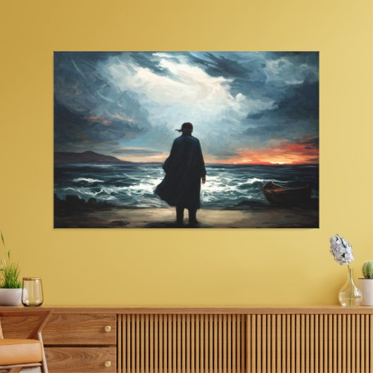 The Call of the Horizon Canvas Afdruk (Insitu (Woonkamer))